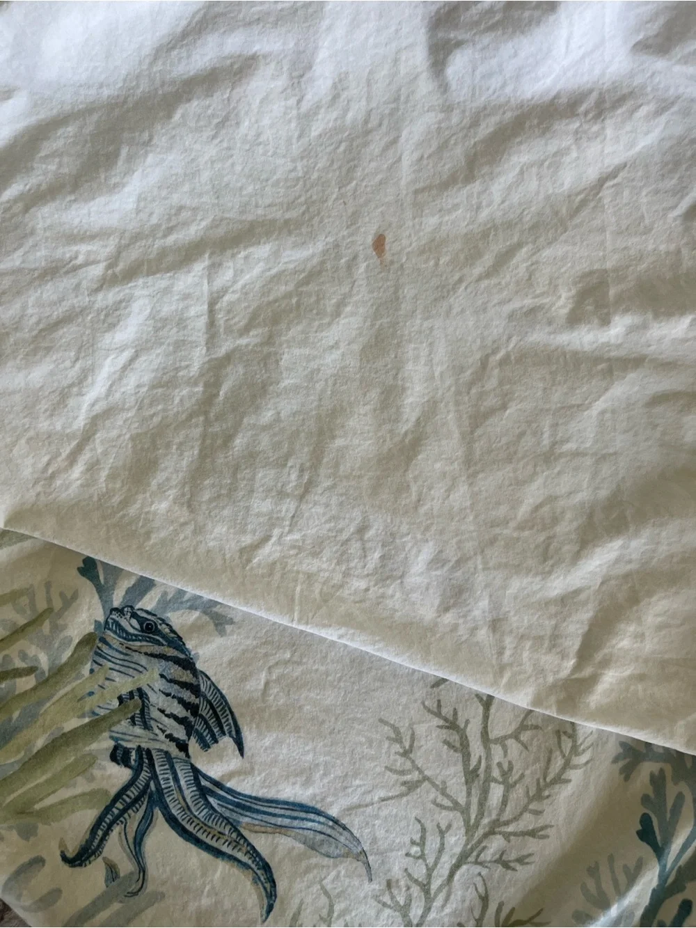 Pottery Barn Under the Sea Full/Queen Duvet Cover and 2 Standard Shams
